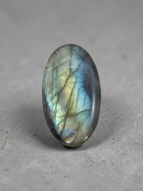 47.56 Carat Oval Cabochon Labradorite Gemstone - Live Show Listing